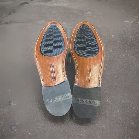 Sz 8 D FLORSHEIM Men's Dress Shoes Cap Toe Balmoral Oxford Leather - Picture 8 of 11